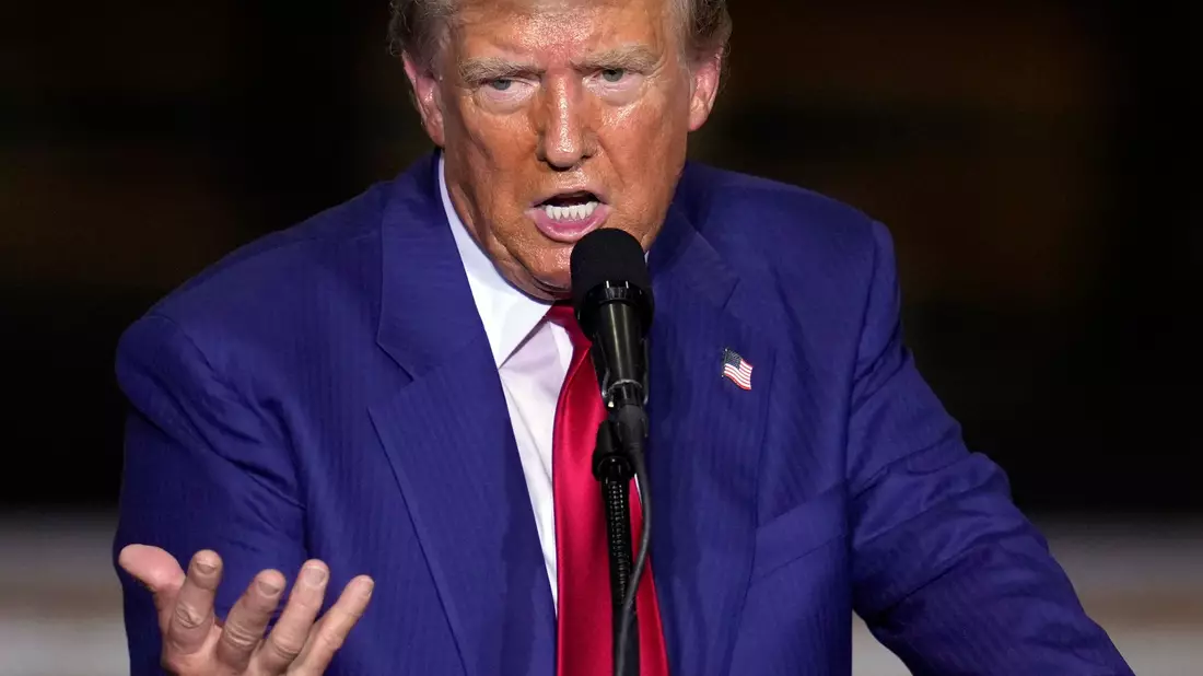 Trump: «Wir wollen mehr Babys, um es nett auszudrücken.» - Bild: Paul Sancya/AP/dpa