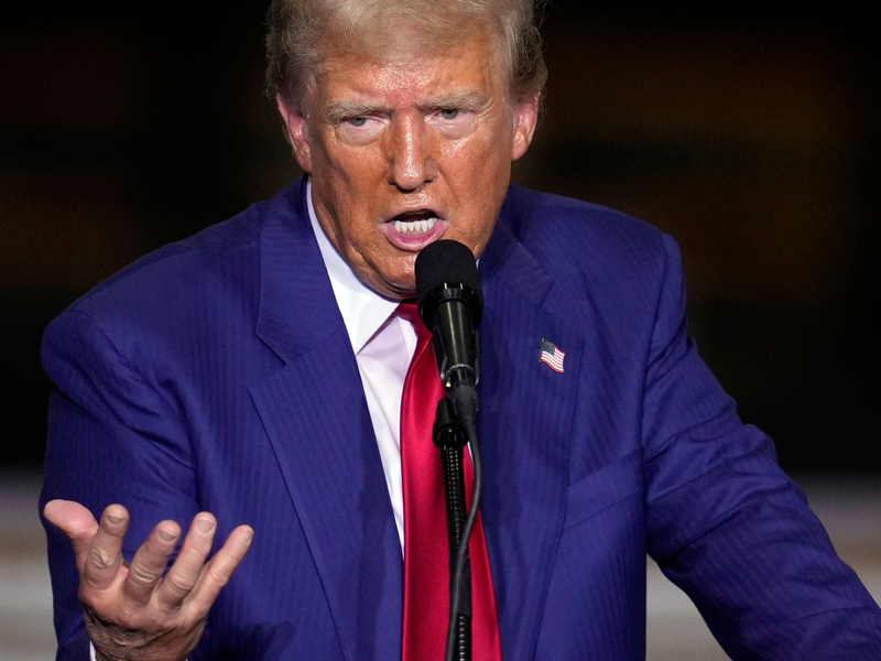 Trump: «Wir wollen mehr Babys, um es nett auszudrücken.» - Foto: Paul Sancya/AP/dpa