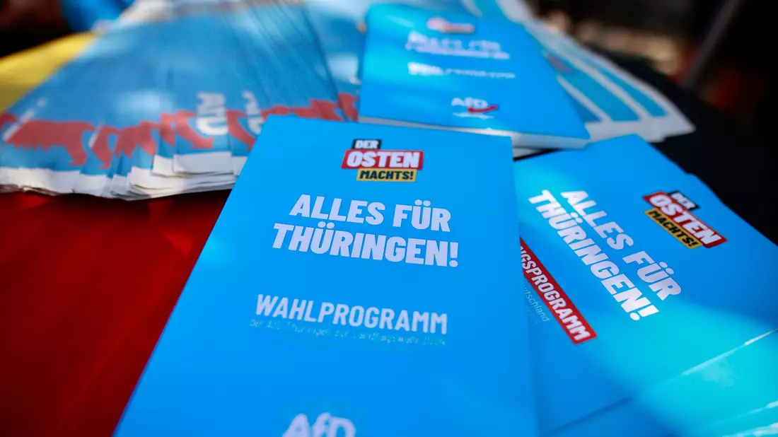 Wahlkampf in Thüringen: Kommt es zum Rechtsruck? (Archivbild) - Bild: Matthias Bein/dpa