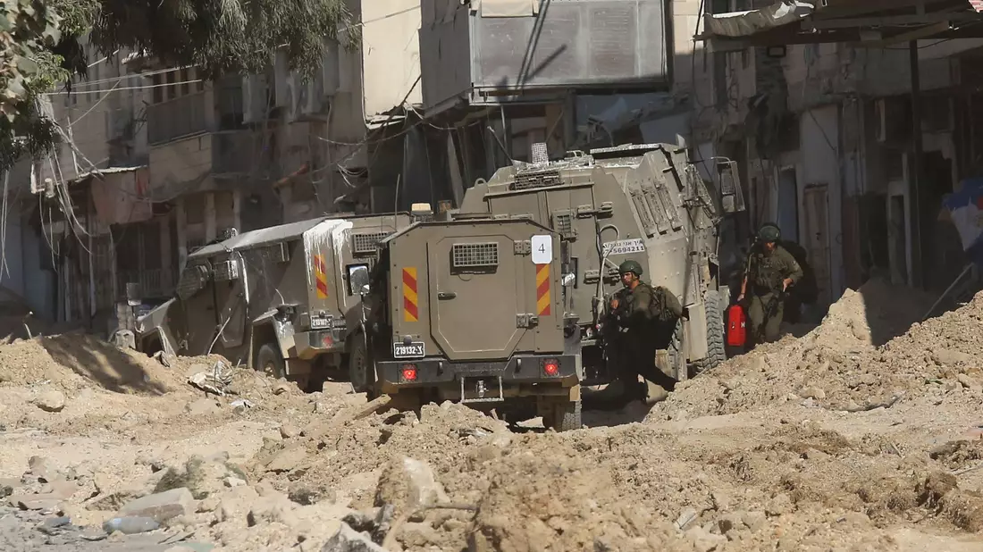Israel hat einen großangelegten Militäreinsatz im nördlichen Westjordanland gestartet. - Bild: Nidal Eshtayeh/XinHua/dpa