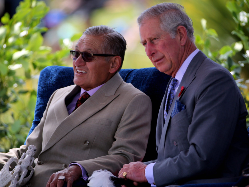 König Tuheitia und König Charles haben sich oft getroffen. (Archivbild) - Foto: picture alliance / dpa
