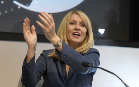 Esther McVey amtierte unter Ex-Premier Sunak als «Staatsekretärin für gesunden Menschenverstand» - Foto: David Mirzoeff/PA Wire/dpa