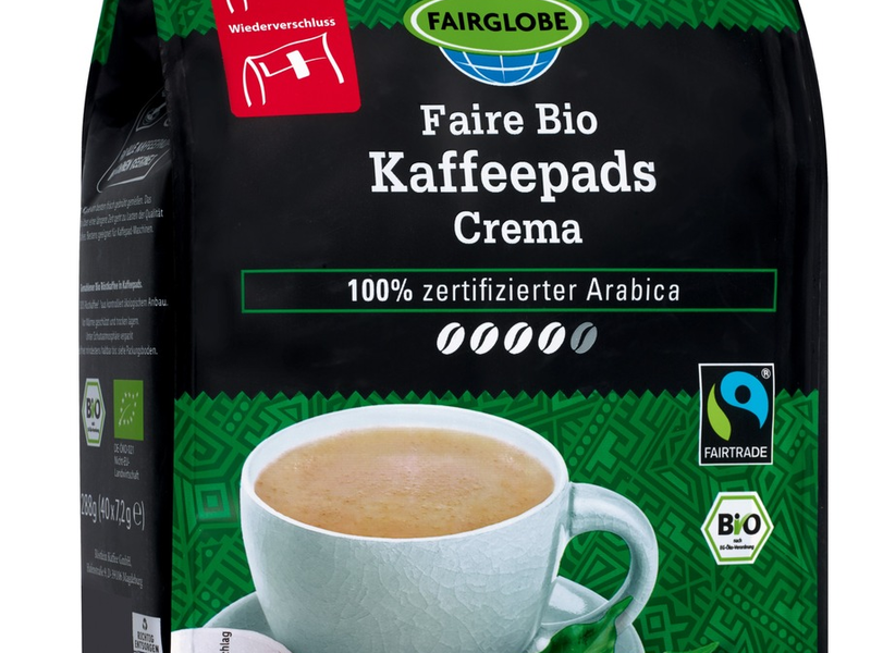 Kaffeegenuss mit gutem Gewissen: Lidl-Eigenmarke Fairglobe ist Testsieger in der Ökotest / Kinderzahnbürste und Tampons sind Sehr gut, Haarspülung schneidet Gut ab - Foto: presseportal.de