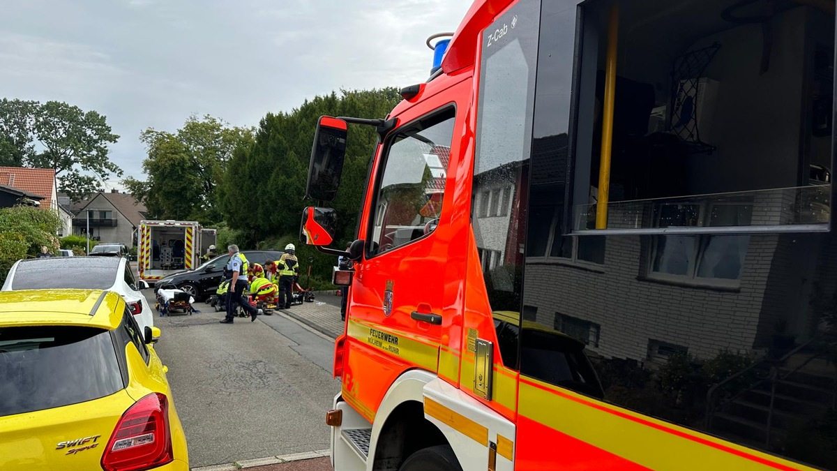 FW-MH: Rettungseinsatz nach Unfall in Mülheim an der Ruhr - Foto: presseportal.de