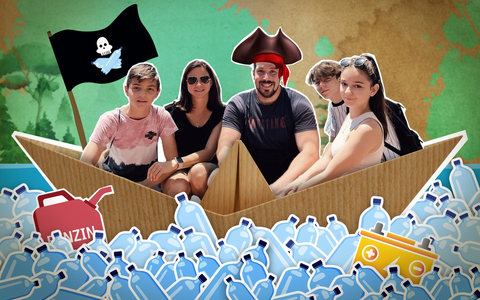 Neu in der ZDFmediathek: planet e.-Dreiteiler Die Öko-Challenge / Mit dem Moderationsteam Anni Dunkelmann und Achim Sam - Foto: presseportal.de