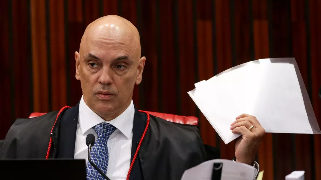 Bundesrichter Alexandre de Moraes lässt den Nachrichtendienst X sperren. (Archivbild) - Bild: Marcelo Camargo/Agencia Brazil/dpa