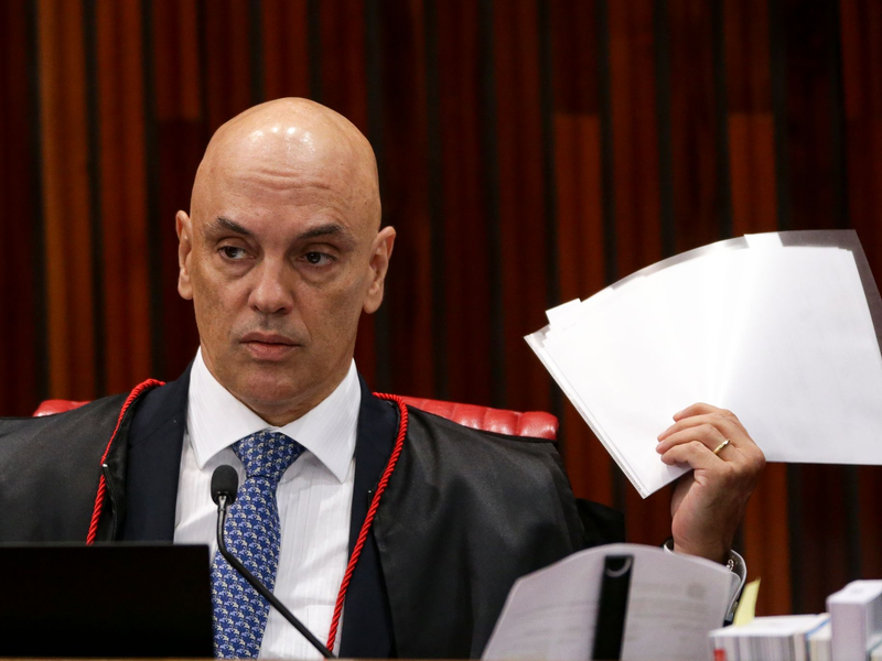 Der streitbare Bundesrichter Moraes lässt den Nachrichtendienst X sperren. - Foto: Marcelo Camargo/Agencia Brazil/dpa