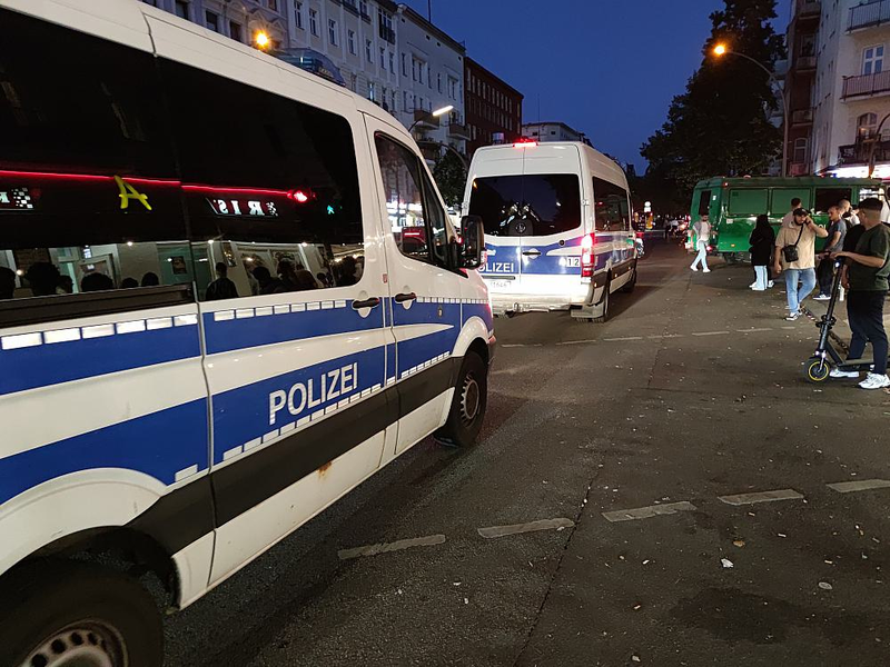 Polizei in einem Brennpunkt-Kiez (Archiv) - Foto: über dts Nachrichtenagentur