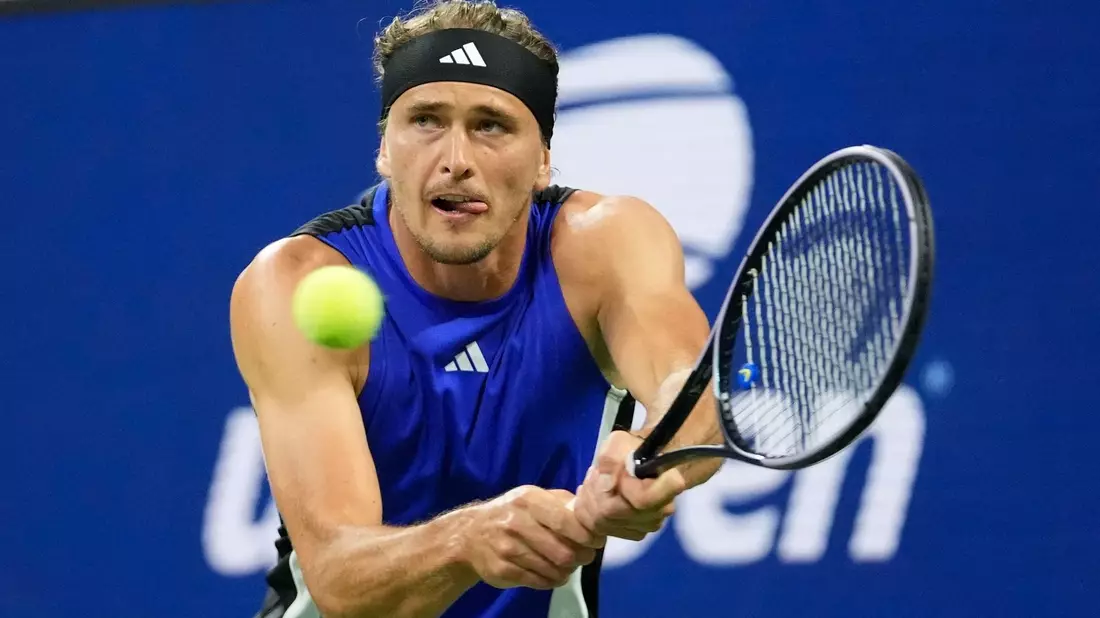 Kann sich auf seine Physis verlassen: Alexander Zverev. - Bild: Frank Franklin II/AP/dpa