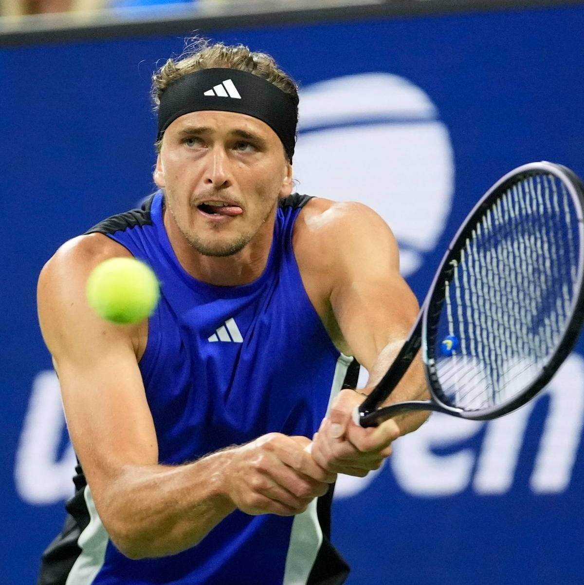 Kann sich auf seine Physis verlassen: Alexander Zverev. - Foto: Frank Franklin II/AP/dpa