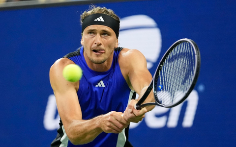 Kann sich auf seine Physis verlassen: Alexander Zverev erreicht Achtelfinale bei US Open. - Foto: Frank Franklin II/AP/dpa