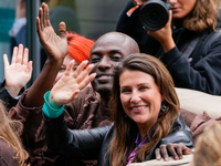 Glücklich und verliebt: Der Schamane Durek Verrett und Prinzessin Märtha Louise. - Foto: Cornelius Poppe/NTB/AP/dpa