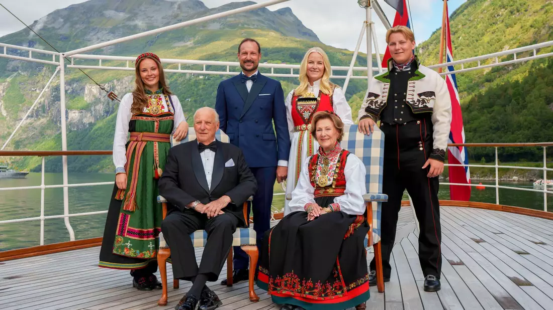 Die norwegische Königsfamilie. - Bild: Cornelius Poppe/Pool NTB/dpa