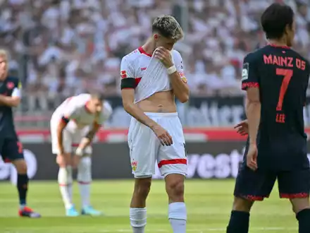 Frühe Führung: Enzo Millot traf bereits in der 8. Minute für den VfB. - Foto: Jan-Philipp Strobel/dpa