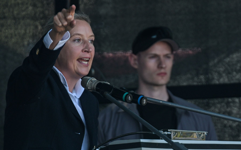 Abschklusskundgebung: Die AfD hofft auf einen Wahlsieg in Thüringen - Foto: Hannes P. Albert/dpa