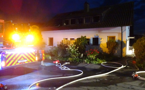 KFV-CW: Kellerbrand macht Einfamilienhaus in Nagold-Iselshausen vorerst unbewohnbar / Photovoltaikanlage und Waffenschrank sind Herausforderungen - Foto: presseportal.de