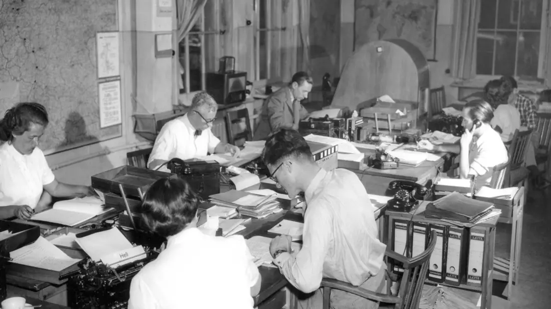 75 Jahre Deutsche Presse-Agentur: Am 1. September 1949 veröffentlichte die dpa ihre erste Meldung - Bild: presseportal.de