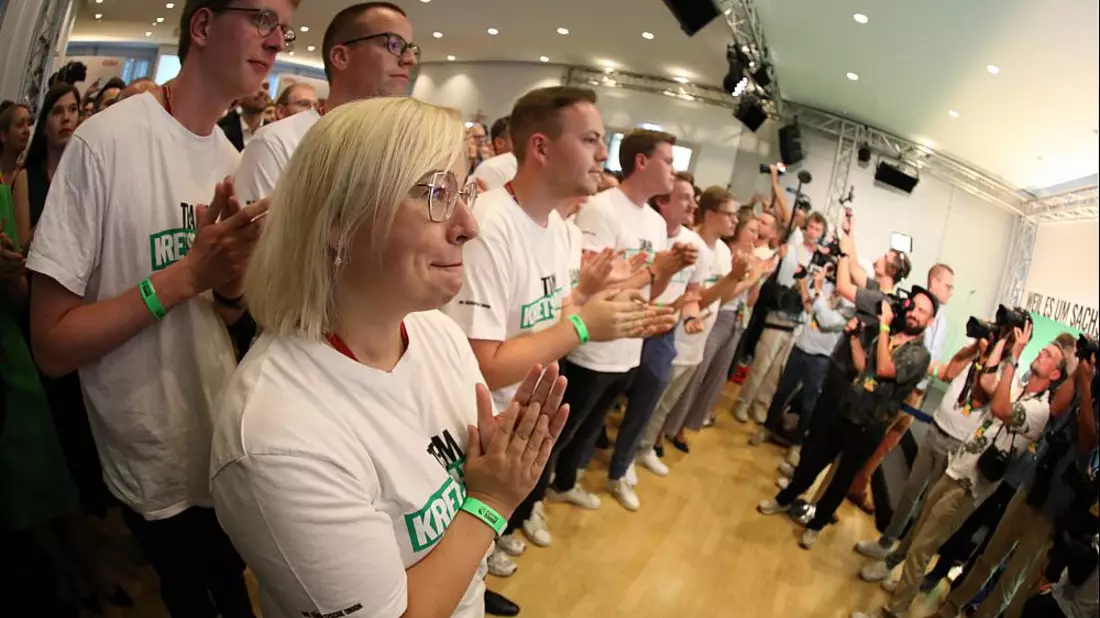 Wahlabend von CDU Sachsen am 01.09.2024 - Bild: über dts Nachrichtenagentur