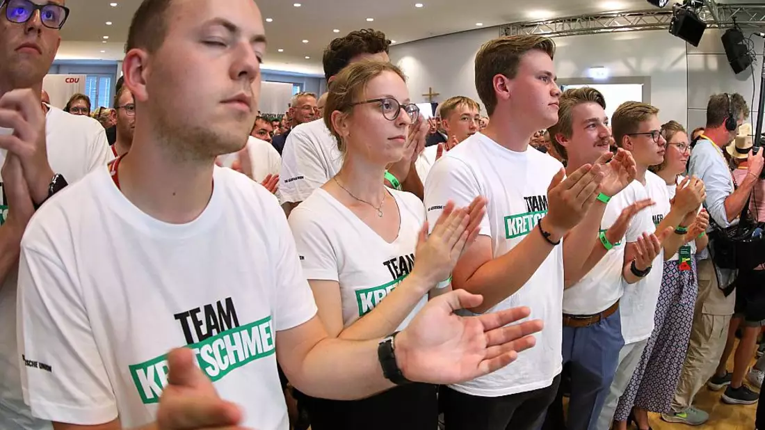 Wahlabend von CDU Sachsen am 01.09.2024 - Bild: über dts Nachrichtenagentur