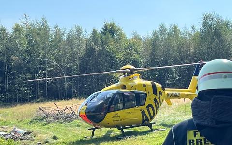 FW-EN: Landeplatzsicherung Rettungshubschrauber - Foto: presseportal.de