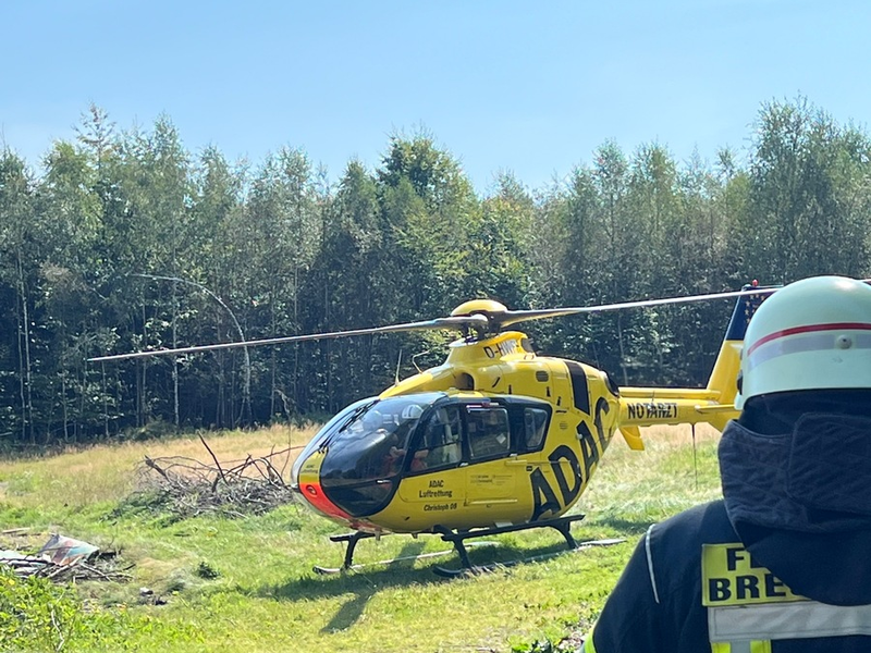 FW-EN: Landeplatzsicherung Rettungshubschrauber - Foto: presseportal.de