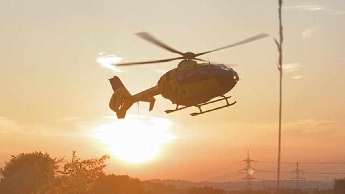 FW-EN: Rettungshubschrauber fliegt Kind nach Sturz in eine Kinderklinik - Foto: presseportal.de