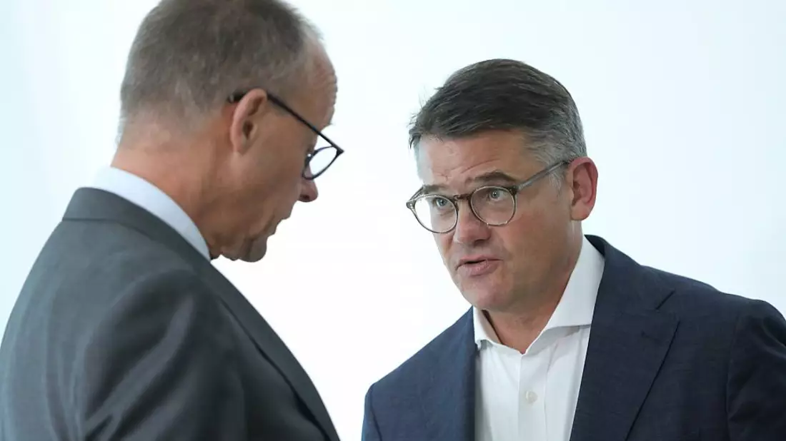 Friedrich Merz und Boris Rhein (Archiv) - Bild: über dts Nachrichtenagentur