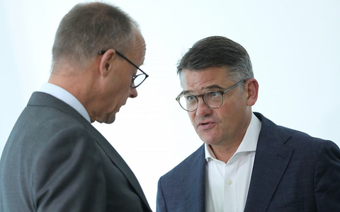 Friedrich Merz und Boris Rhein (Archiv) - Foto: über dts Nachrichtenagentur