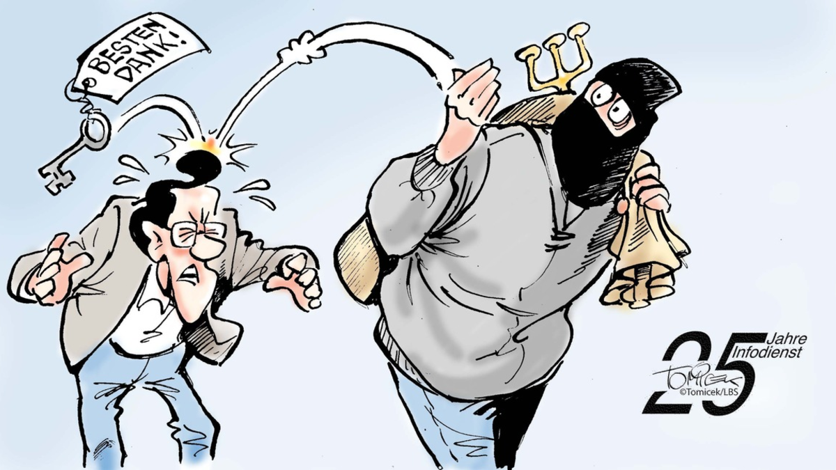 Schlüssel war weg / Versicherter blieb auf Einbruchsschaden sitzen - Foto: presseportal.de