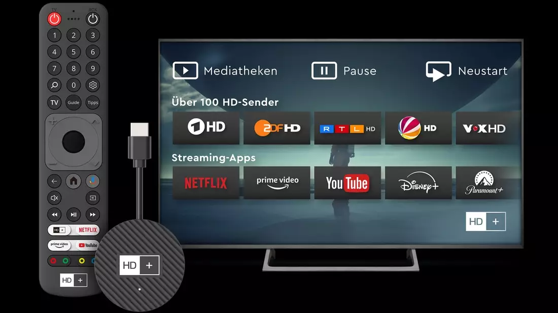 Der neue HD+ IP TV-Stick: günstig und zeitgemäß fernsehen - Bild: presseportal.de
