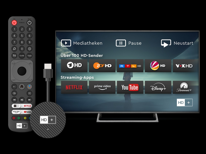 Der neue HD+ IP TV-Stick: günstig und zeitgemäß fernsehen - Foto: presseportal.de