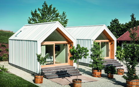 Tiny Häuser mit Aluminiumhülle - Foto: PREFA/Croce & Wir über pressetext.de