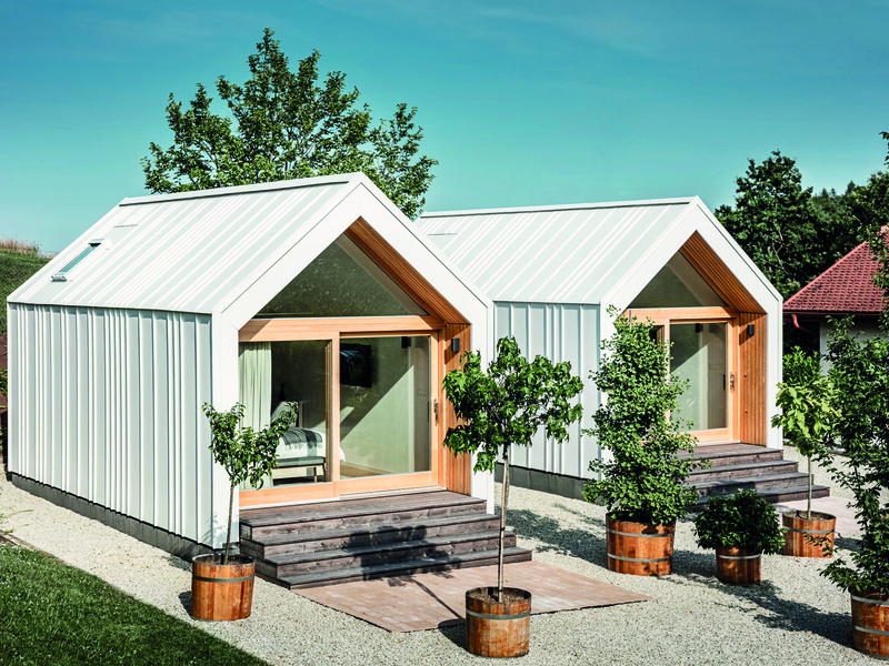 Tiny Häuser mit Aluminiumhülle - Foto: PREFA/Croce & Wir über pressetext.de