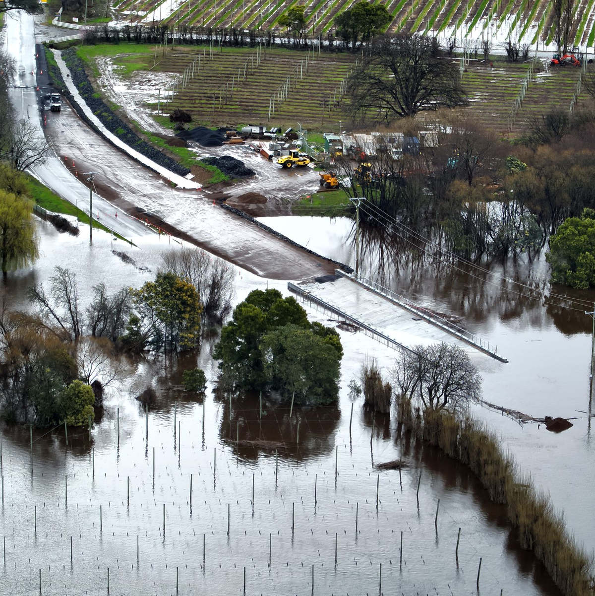 Stromausfälle, Evakuierungen und überschwemmtes Land: Die Unwetter haben Down Under fest im Griff. - Foto: -/TASMANIA STATE EMERGENCY SERVICE/AAP/dpa