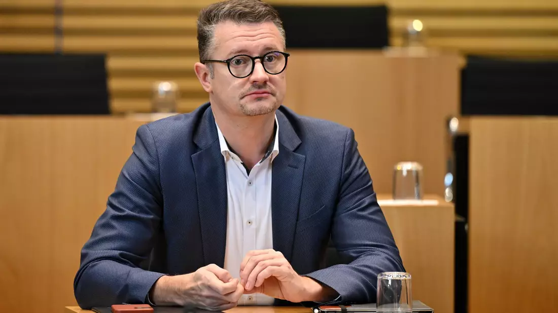 Christian Tischner (CDU) ist Bildungspolitiker und gilt als Vertrauter von Mario Voigt. - Bild: Martin Schutt/dpa