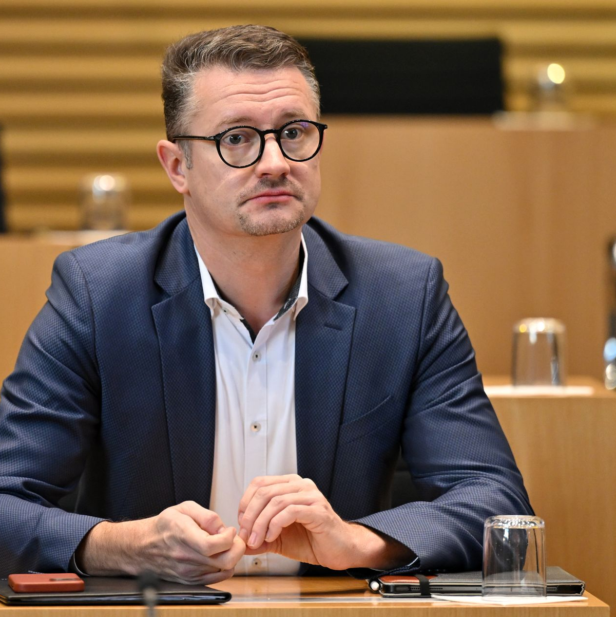 Christian Tischner (CDU) ist Bildungspolitiker und gilt als Vertrauter von Mario Voigt. - Foto: Martin Schutt/dpa