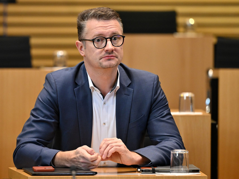 Christian Tischner (CDU) ist Bildungspolitiker und gilt als Vertrauter von Mario Voigt. - Foto: Martin Schutt/dpa
