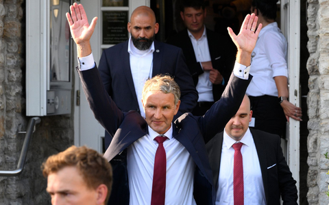Bei der Wahlparty der Thüringer AfD waren Journalisten eigentlich ausgeschlossen. (Archivbild) - Foto: Daniel Vogl/dpa