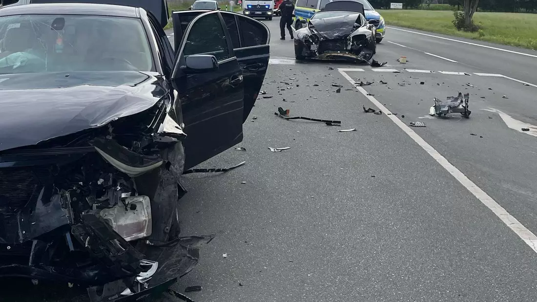 POL-COE: Dülmen, Buldern, Weseler Straße/ Drei Verletzte bei Unfall - Bild: presseportal.de