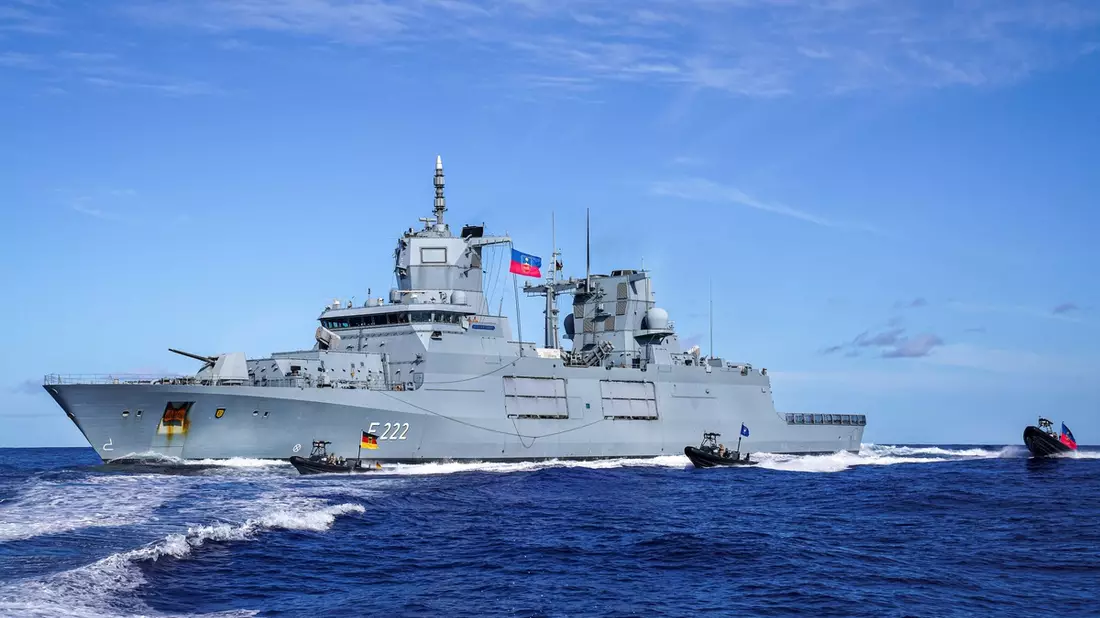 Halbzeit für das Indo-Pacific Deployment 2024: 4. Ausschreibung für eine Mitfahrt an Bord der Deutschen Marine - Bild: presseportal.de