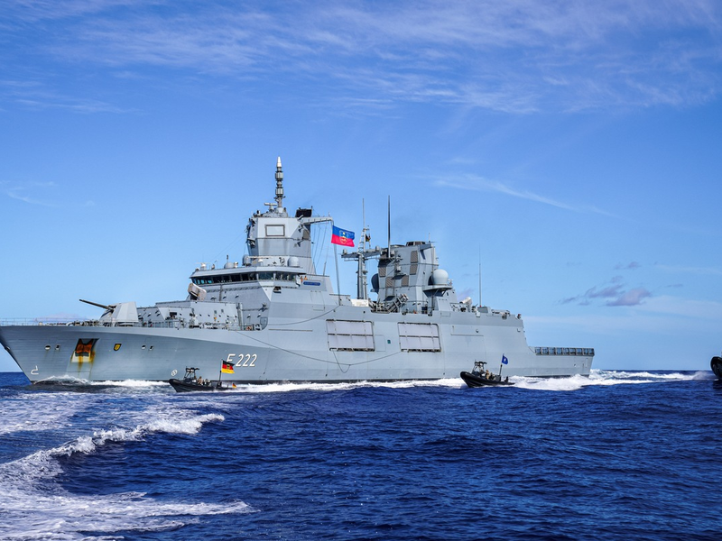 Halbzeit für das Indo-Pacific Deployment 2024: 4. Ausschreibung für eine Mitfahrt an Bord der Deutschen Marine - Foto: presseportal.de