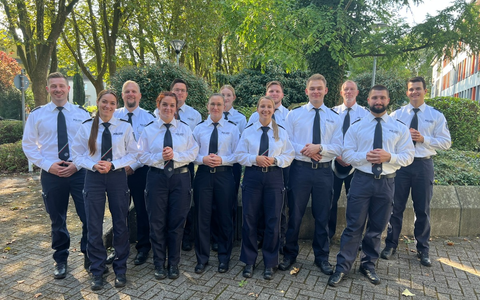 POL-UN: Kreis Unna - 46 Polizeibeamtinnen und Polizeibeamte treten ihren Dienst bei der Kreispolizeibehörde Unna an - Foto: presseportal.de