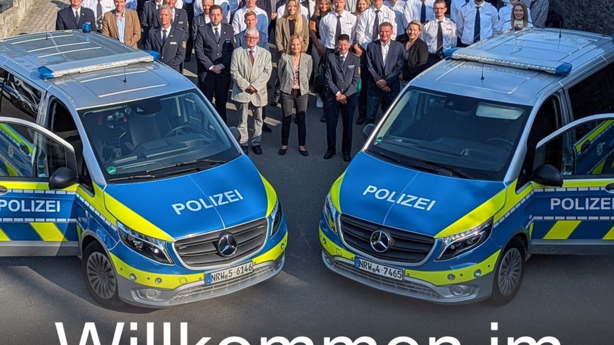 POL-BO: Herzlich Willkommen im Team 110! - Foto: presseportal.de