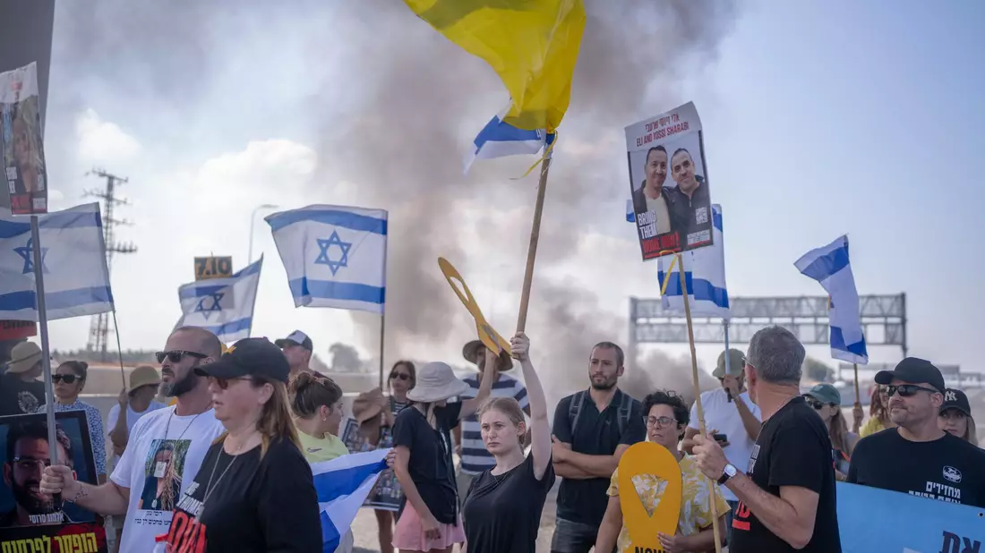 Proteste in Israel - Bild: Ilia Yefimovich/dpa