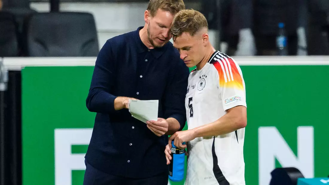 Kimmich führt künftig die DFB-Elf als Kapitän an.  - Bild: Tom Weller/dpa