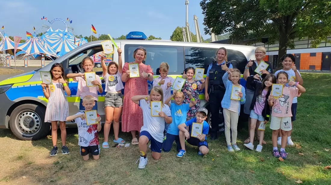 POL-KS: Blitz for Kids in Baunatal: Kinder mussten leider viele gelbe Karten verteilen - Bild: presseportal.de