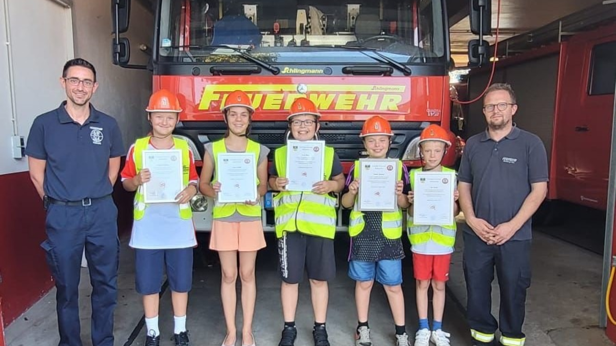 FW-KLE: Freiwillige Feuerwehr Bedburg-Hau: Erfolgreich in der Kinder- und Jugendarbeit - Foto: presseportal.de
