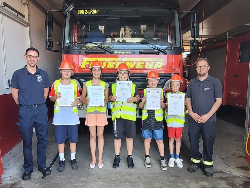 FW-KLE: Freiwillige Feuerwehr Bedburg-Hau: Erfolgreich in der Kinder- und Jugendarbeit - Foto: presseportal.de
