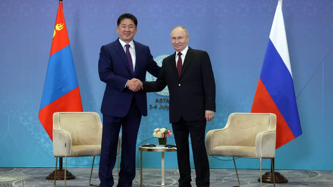 Ungeachtet eines vom Internationalen Strafgerichtshofs erlassenen Haftbefehls will der russische Präsident Wladimir Putin in die Mongolei reisen. (Archivbild) - Bild: Gavriil Grigorov/Pool Sputnik Kremlin/AP/dpa