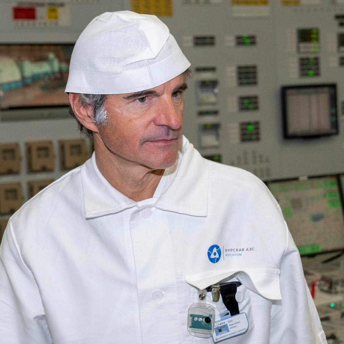 Der Chef der Internationalen Atomenergie-Behörde (IAEA), Rafael Grossi, ist besorgt um die Sicherheit von Kernkraftwerken im Zuge des russischen Angriffskrieges gegen die Ukraine. - Foto: Uncredited/Rosatom State Atomic Energy Corporation/AP/dpa